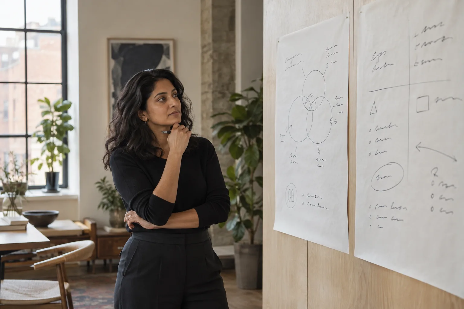 A B2B founder considers competing market directions before committing to a category.